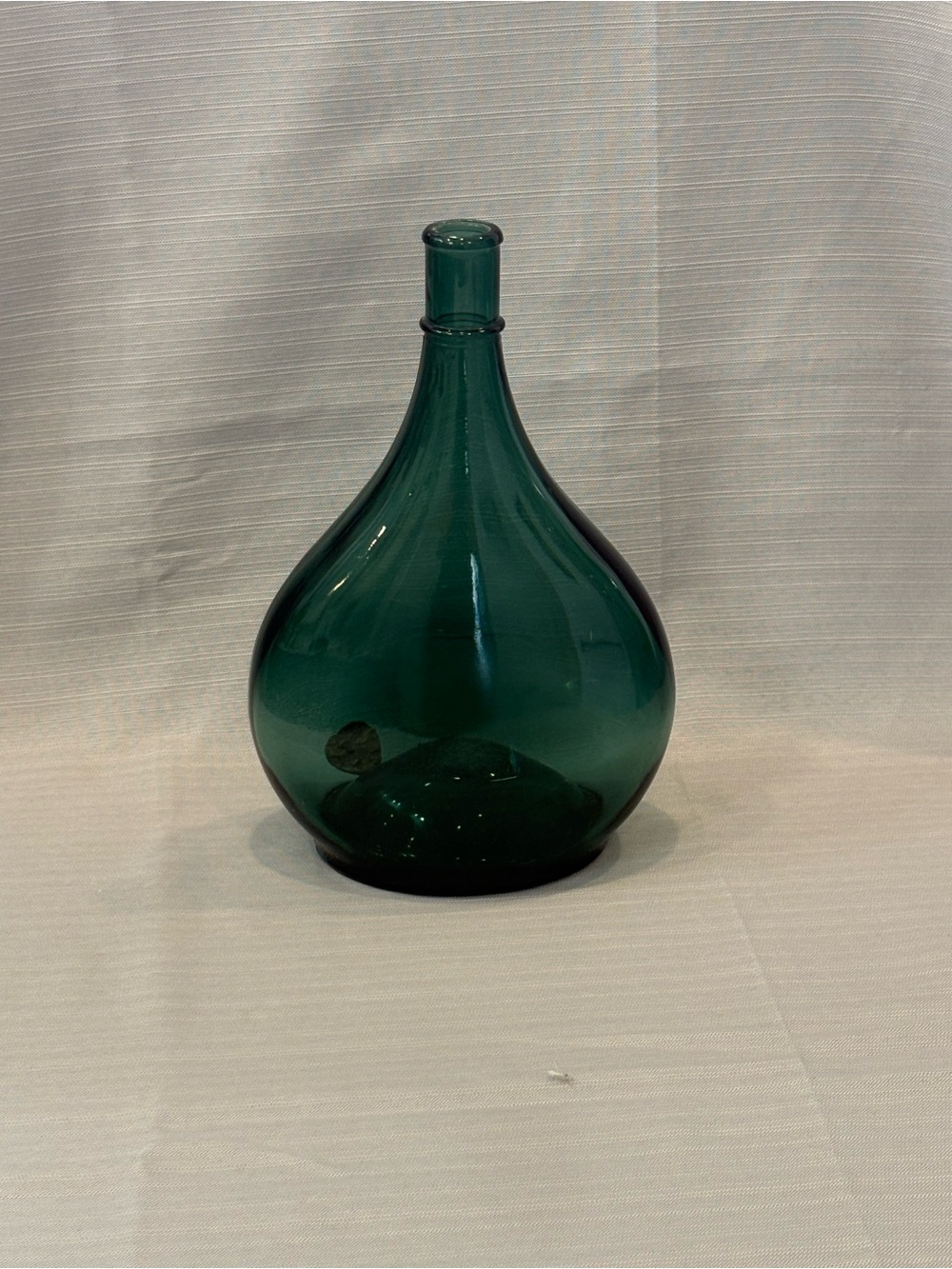 Green Glass Vintage Demijohn